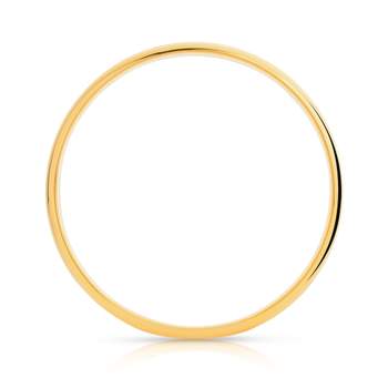 750 geelgouden halve ring, 4 mm