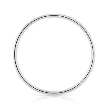 Alliance or 750 blanc laque céramique noire 3 mm