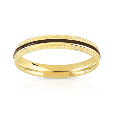 Alliance or 750 jaune laque céramique - vue 1