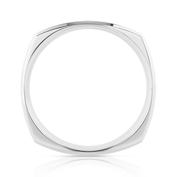 Alliance palladium 950 brossé et diamant noir traité