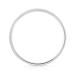 Alliance platine 950 perlé tour complet 2,6 mm - vue 2