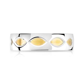 Trouwring 2 goud 750