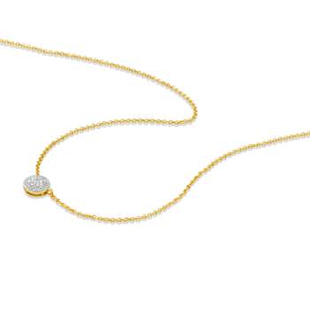 Collier or 750 2 tons diamants 45cm