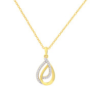 Collier or 750 jaune diamants 42cm