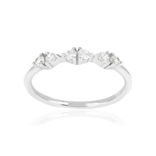 925 silver and zirconia ring