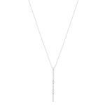 Necklace silver 925 and zirconias 45cm - view 2