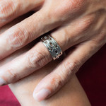 Bague argent 925 - vue porté 1