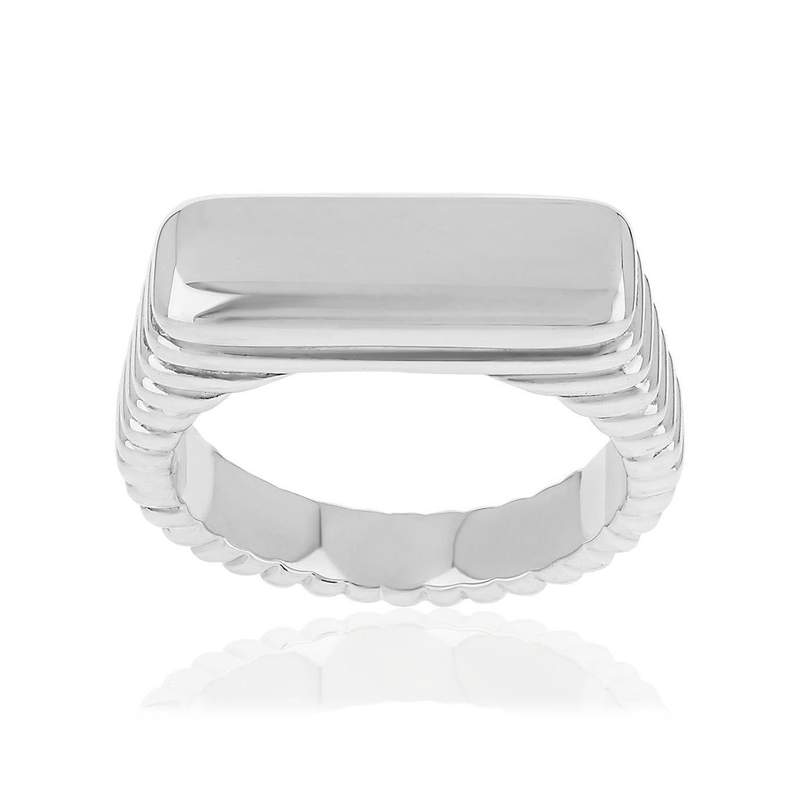 Bague argent - vue 1