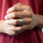 925 zilveren ring - gedragen 1 bekijken