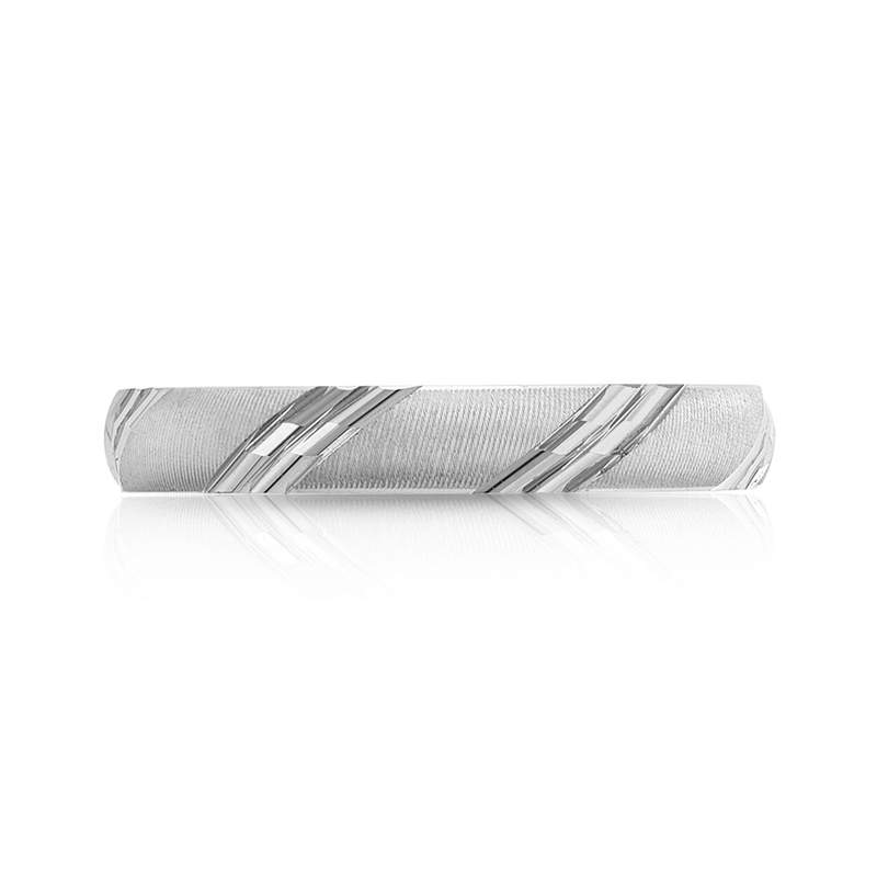 Alliance or 750 blanc facetté 3 mm - vue 3