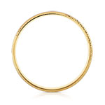 Alliance 2 ors 750 diamanté épis 5 mm - vue 2