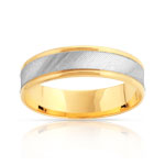 Alliance 2 ors 750 centre nacré 5 mm - vue 1