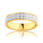 Alliance 2 ors 750 diamanté 4,5 mm - vue 1