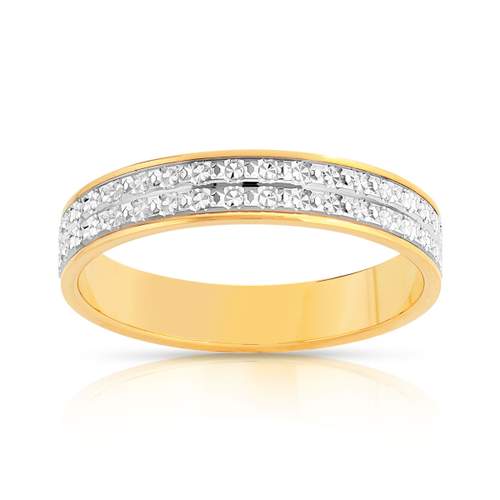 Wedding ring 2 gold 750