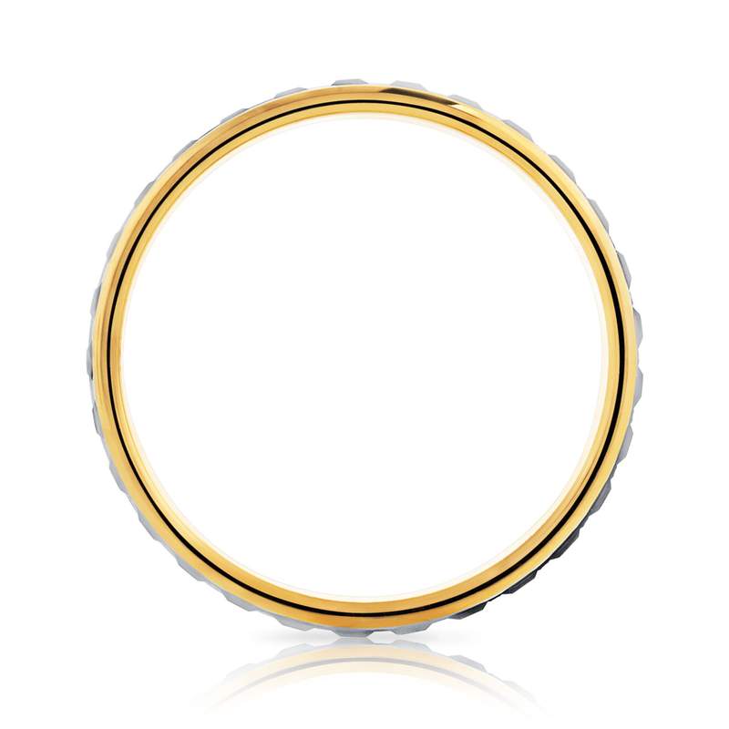 Alliance 3 ors 750 mat et diamanté 5 mm - vue 2