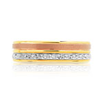 Alliance 3 ors 750 mat et diamanté 5 mm - vue 3