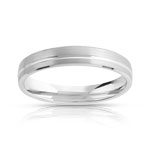 Alliance or 750 blanc 4 mm - vue 1