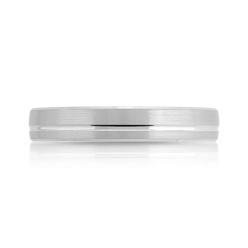 Alliance or 750 blanc 4 mm - vue 3