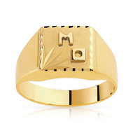 Chevalière or 750 jaune