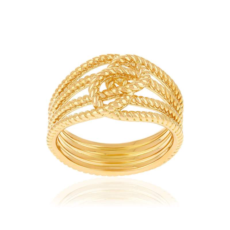 Gold-plated ring - view 1