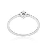 Bague argent 925 zirconias - vue 1