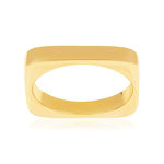 Bague plaqué or - vue 1