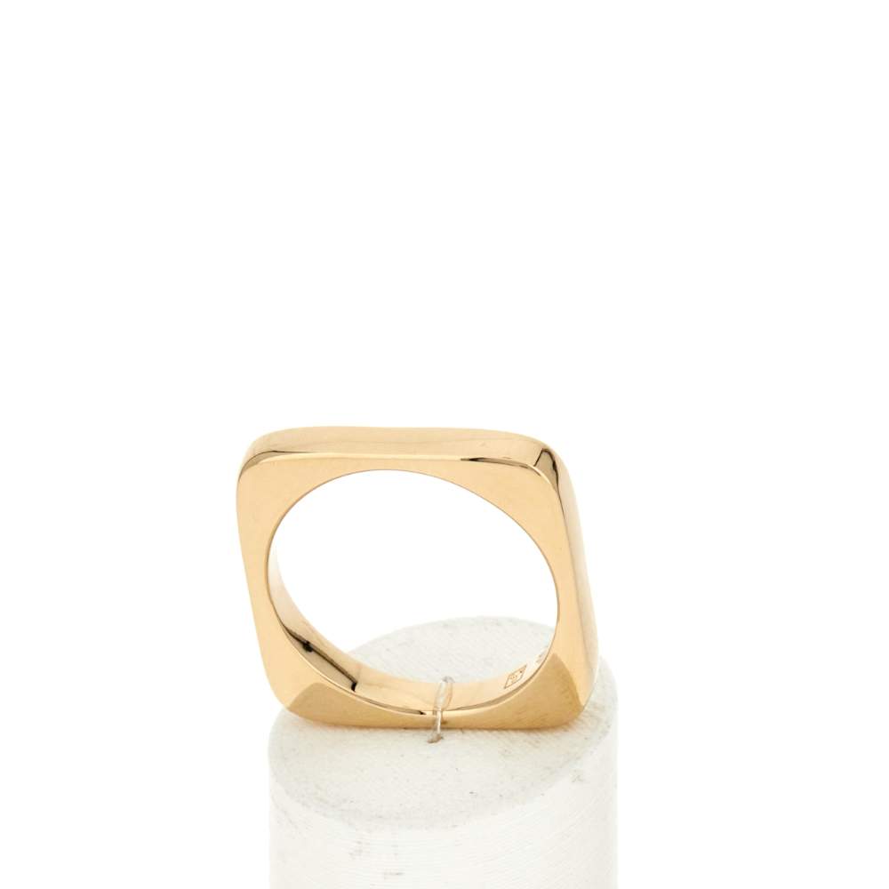 Bague plaqué or - vue 2