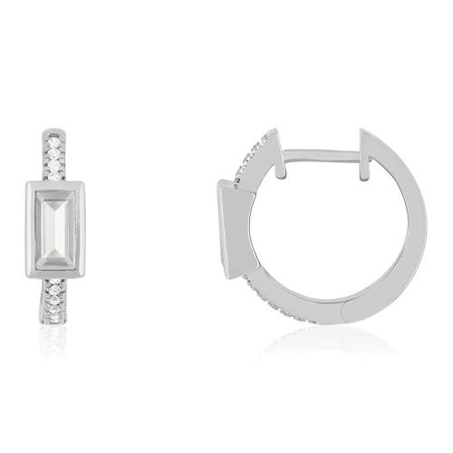 Créoles argent 925 zirconias