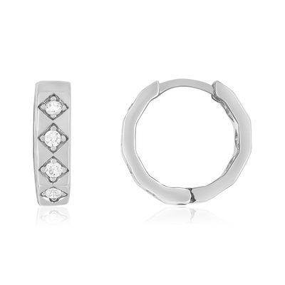 Créoles argent 925 zirconias