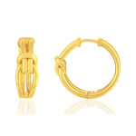 Créoles plaqué or 22 mm - vue 1