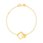 Bracelet plaqué or 18 cm - vue 1