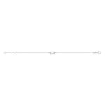 Bracelet argent 925 zirconia 18 cm - vue 2
