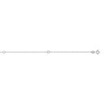 Bracelet argent 925 zirconia 18 cm - vue D1