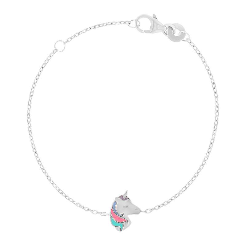 Bracelet argent 925 licorne 15 cm - vue 1