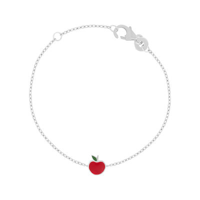Bracelet argent 925 pomme 15 cm