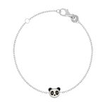 Bracelet argent 925 panda 15 cm - vue 1