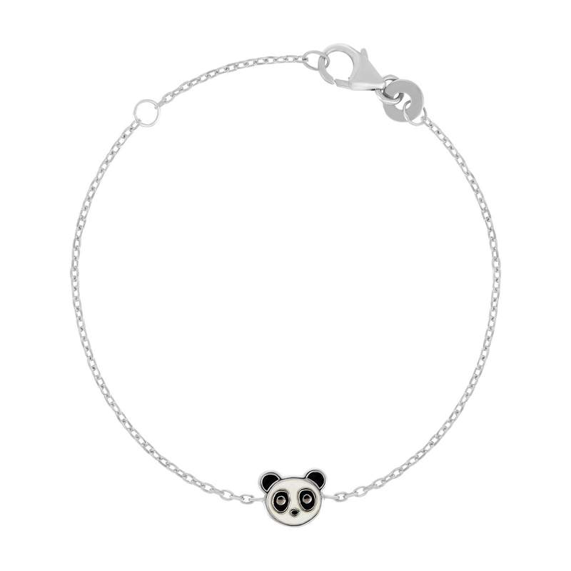Bracelet argent 925 panda 15 cm - vue 1