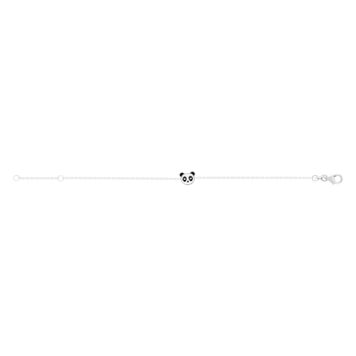 Bracelet argent 925 panda 15 cm - vue 2