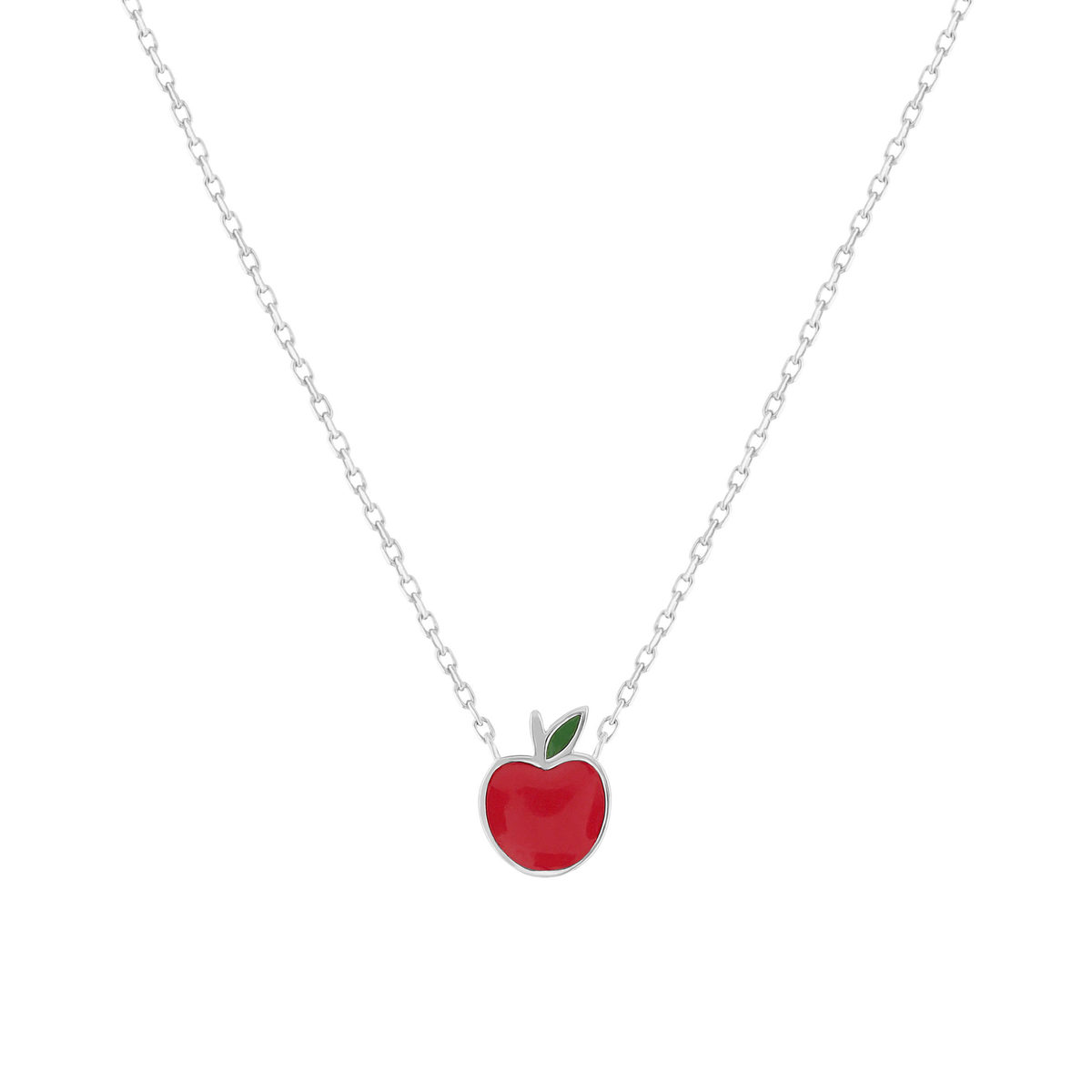 Collier argent 925 pomme 37cm