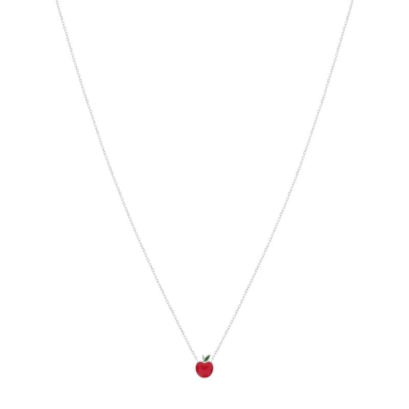 Collier argent 925 pomme 37cm - vue 2