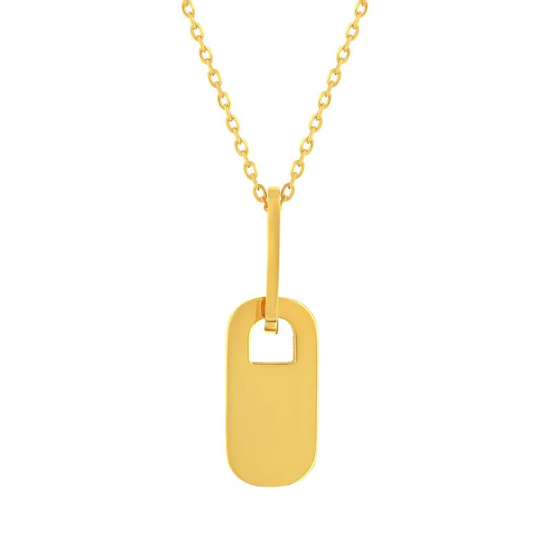 45cm gold-plated necklace - view 1