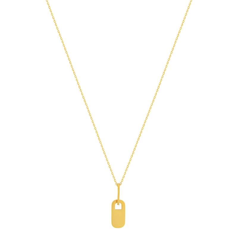 Gold-plated necklace 45cm - view 2