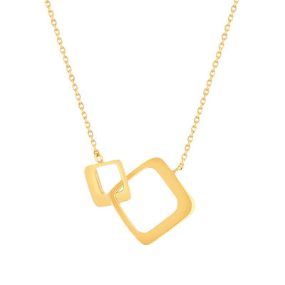 Collier plaqué or 45cm - vue 1