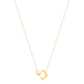 Vergulde halsketting 45cm