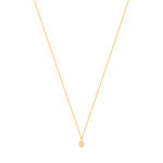 Collier plaqué or zirconias 45 cm - vue 2