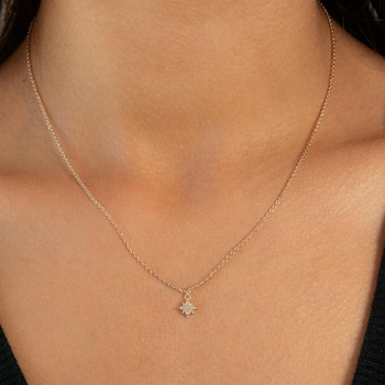 Collier plaqué or zirconias 45 cm