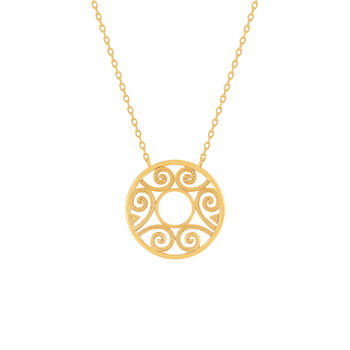 Collier plaqué or 45 cm