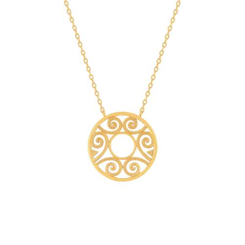 Collier plaqué or 45 cm