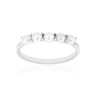 Bague argent 925 perles de Chine