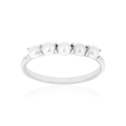 Bague argent 925 perles de Chine